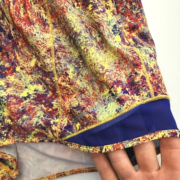 Lululemon Hotty Hot Women's Purple Seawheeze Shorts 4" Inseam Linef Size 6  Tall - Picture 5 of 14